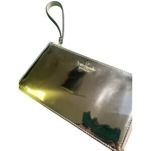 Kate Spade Liquid Silver Mirror Wristlet